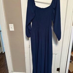 Navy Blue Women's Jumpsuit